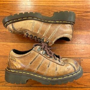 Brown Leather Lace-Up Dr. Martens